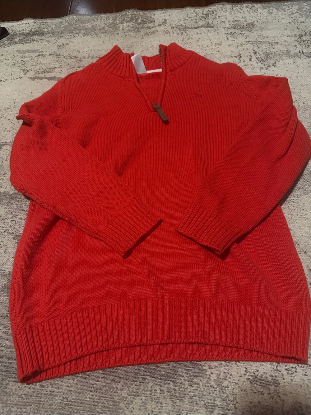 4/$15 Carter's Bright Red Half-Zip Pullover Sweater